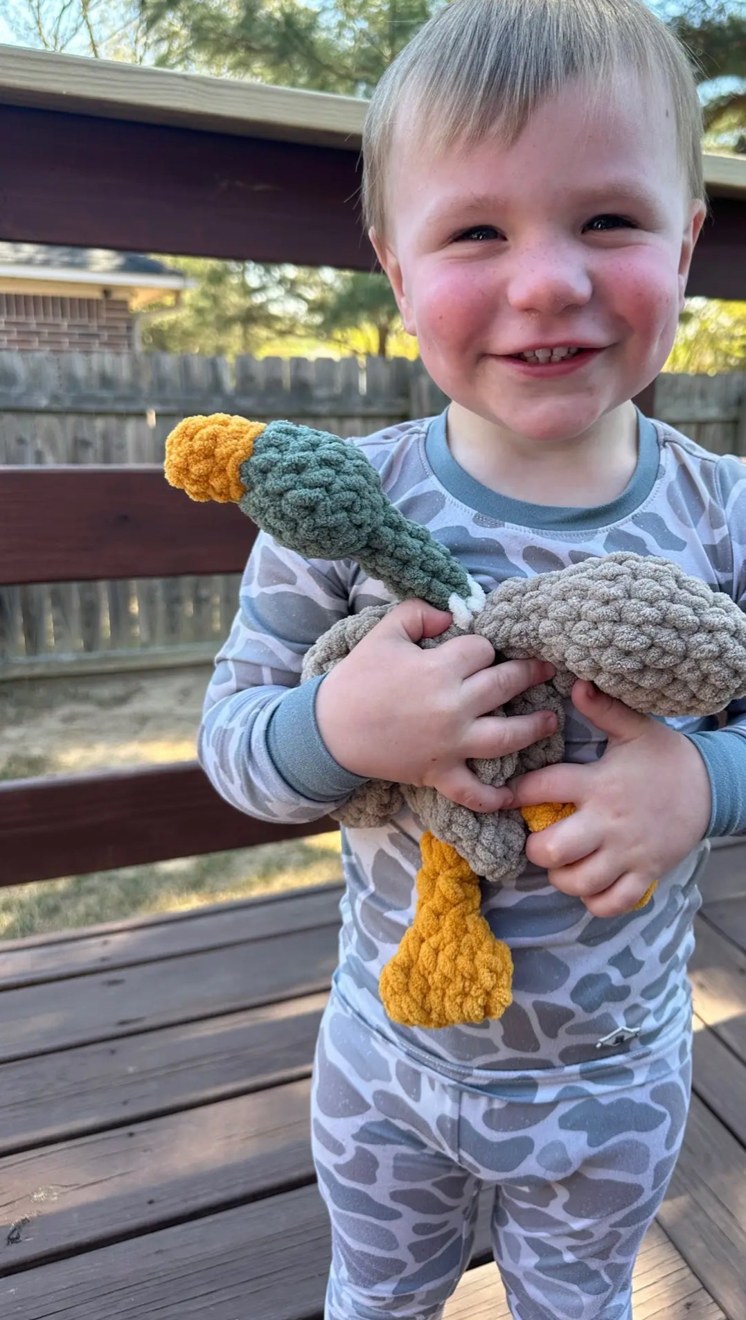 Mallard Duck Crochet Lovey