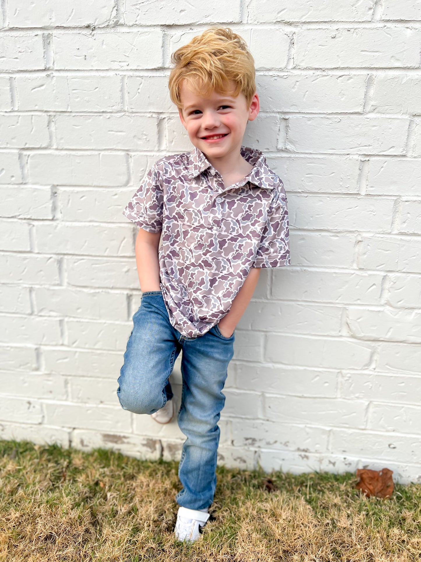 The Refined Camo Polo