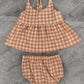 Fall Gingham Set