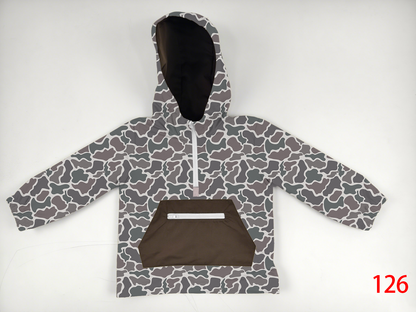 Retro Camo Rain jacket