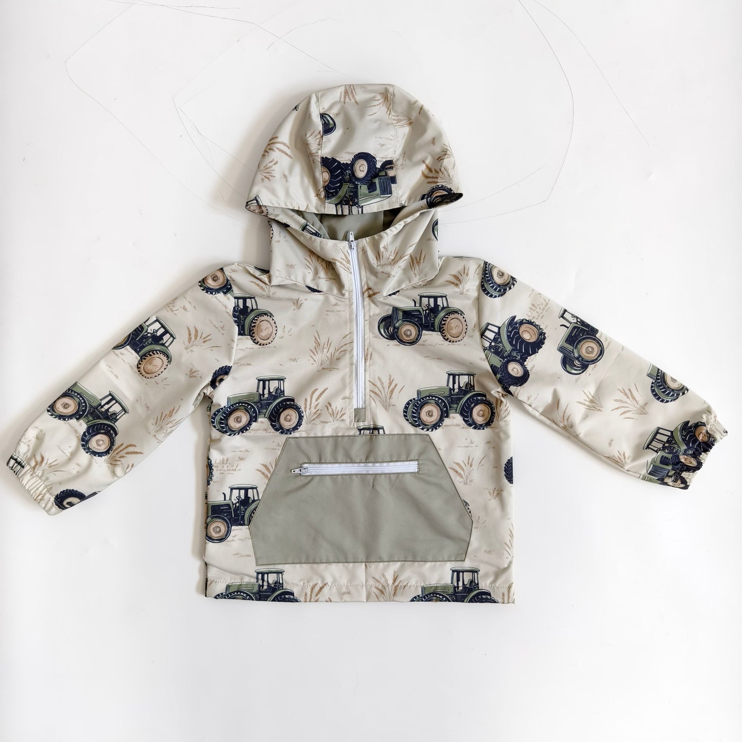Big Green Tractor Rain Jacket