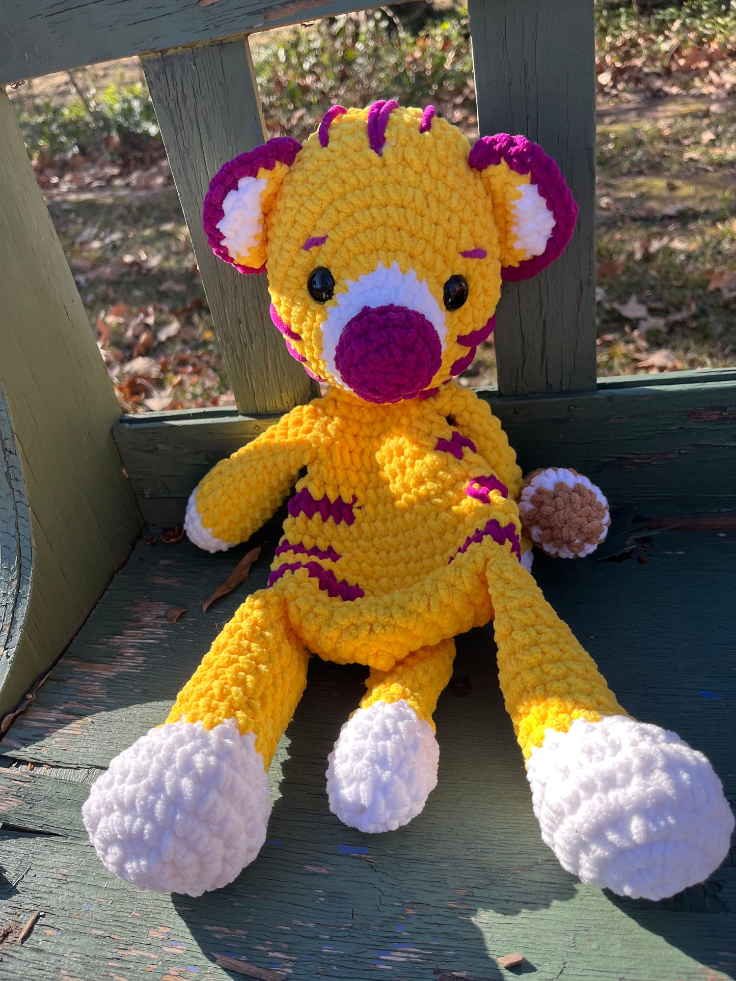 Tigers Football Crochet Lovey