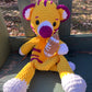 Tigers Football Crochet Lovey