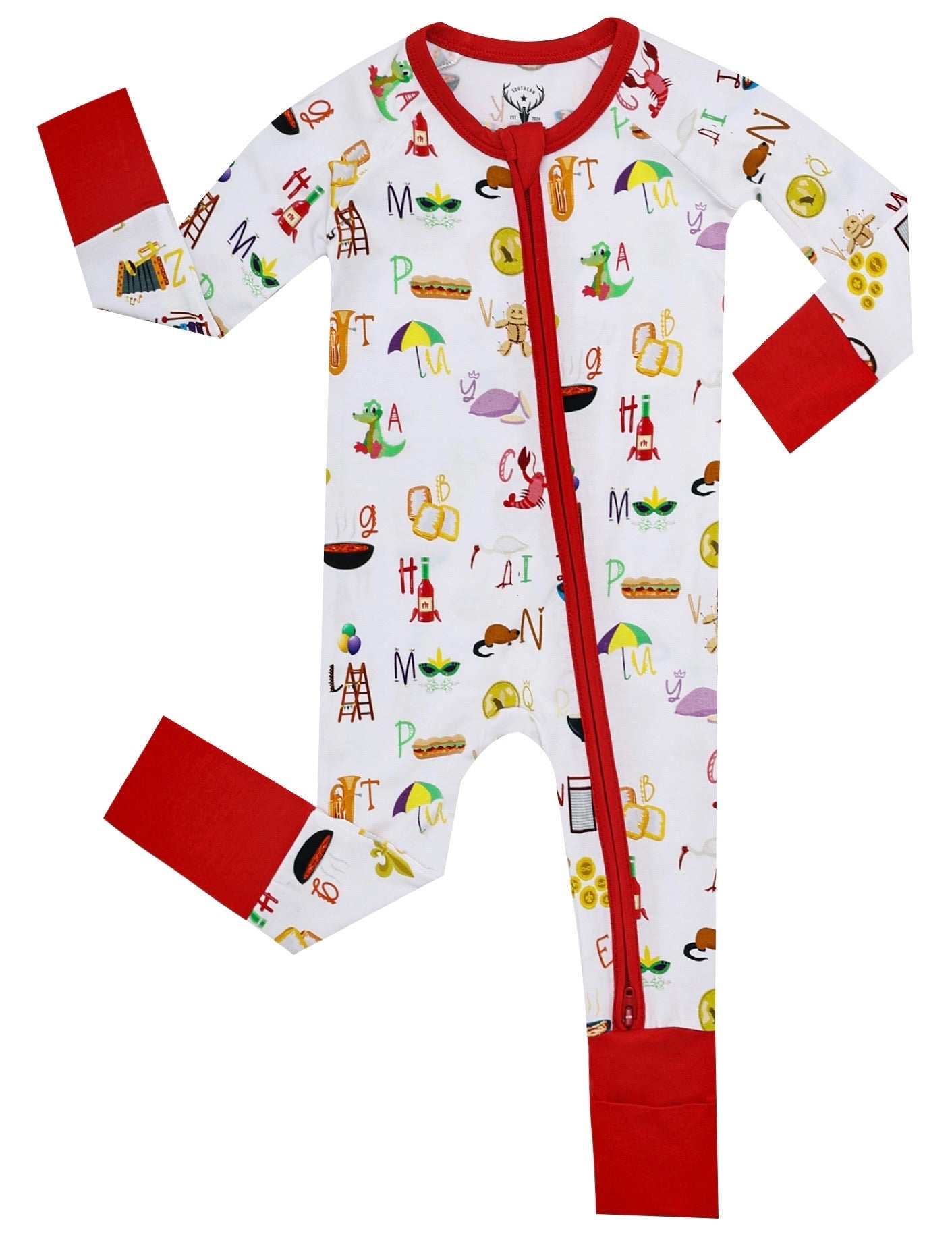 Cajun Alphabet Bamboo Pajamas – Southern Refinery Co.