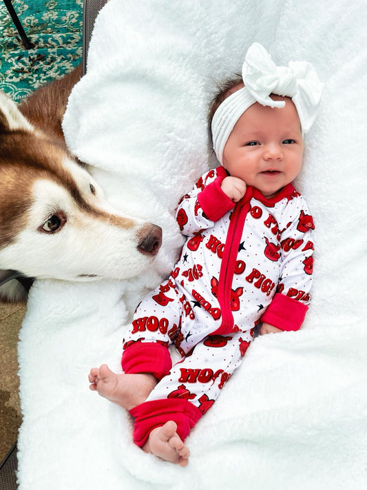 GENDER NEUTRAL Razorback (no bow) Bamboo Pajamas