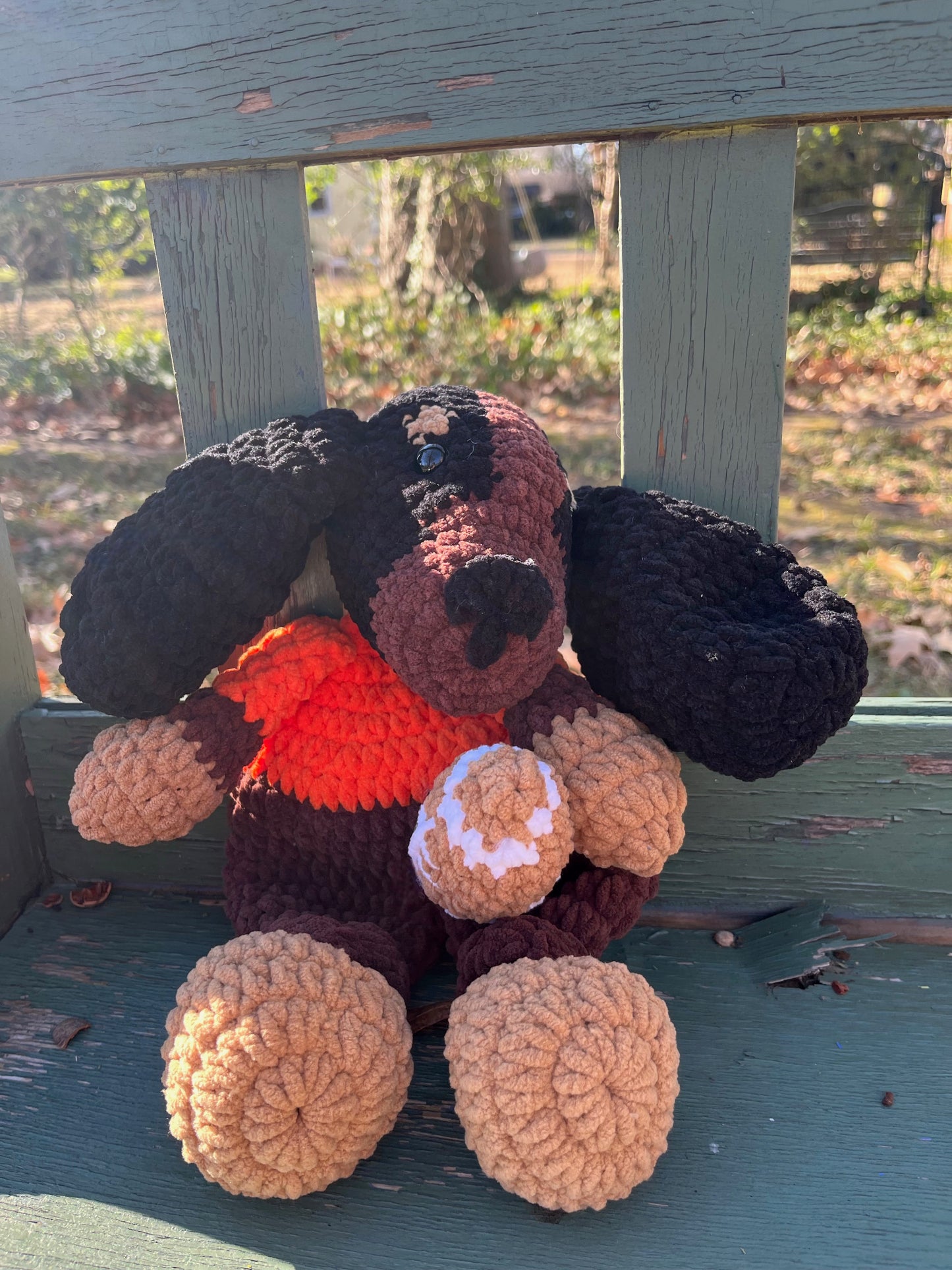 Vols Football Crochet Lovey
