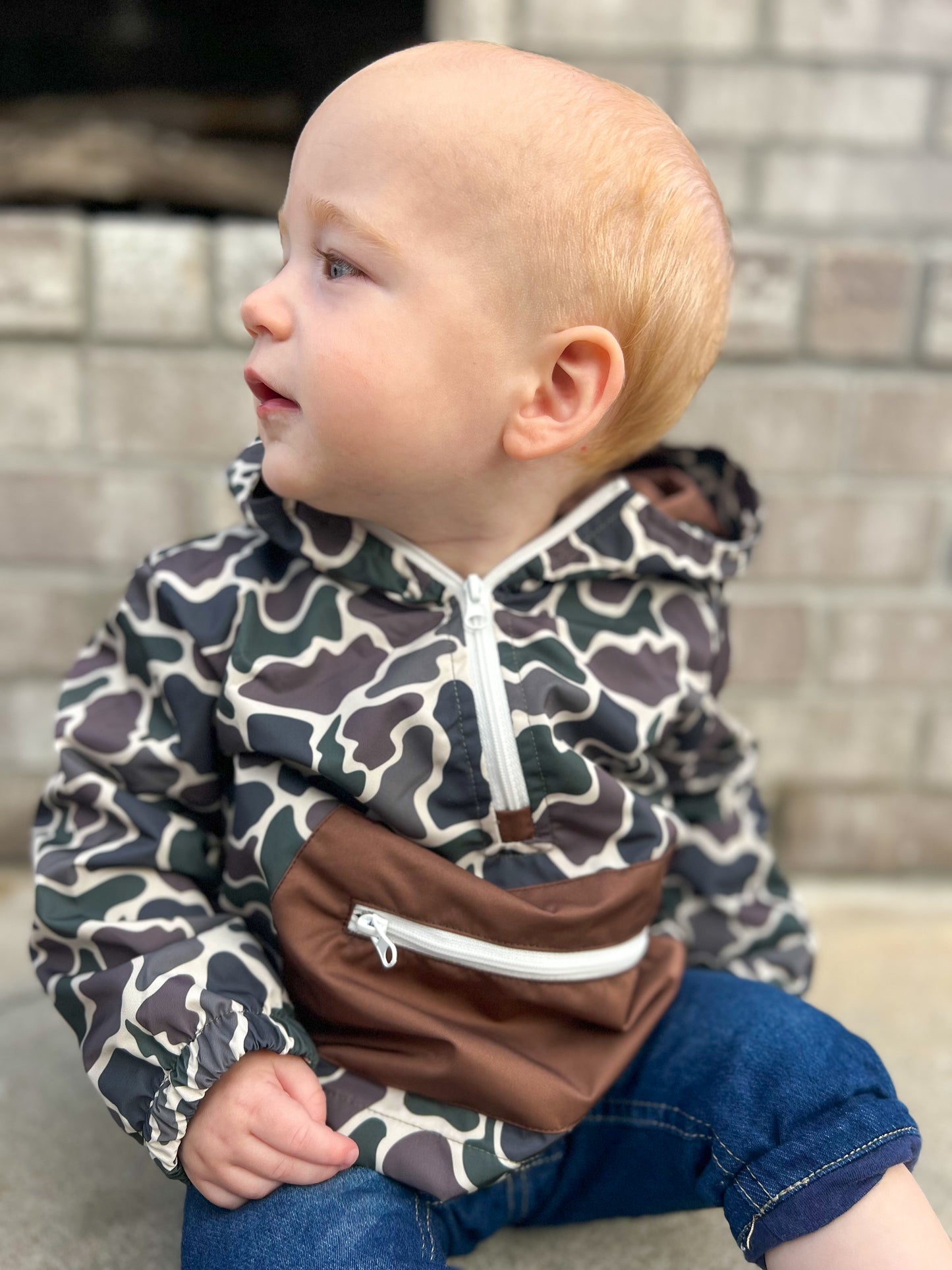 Retro Camo Rain jacket
