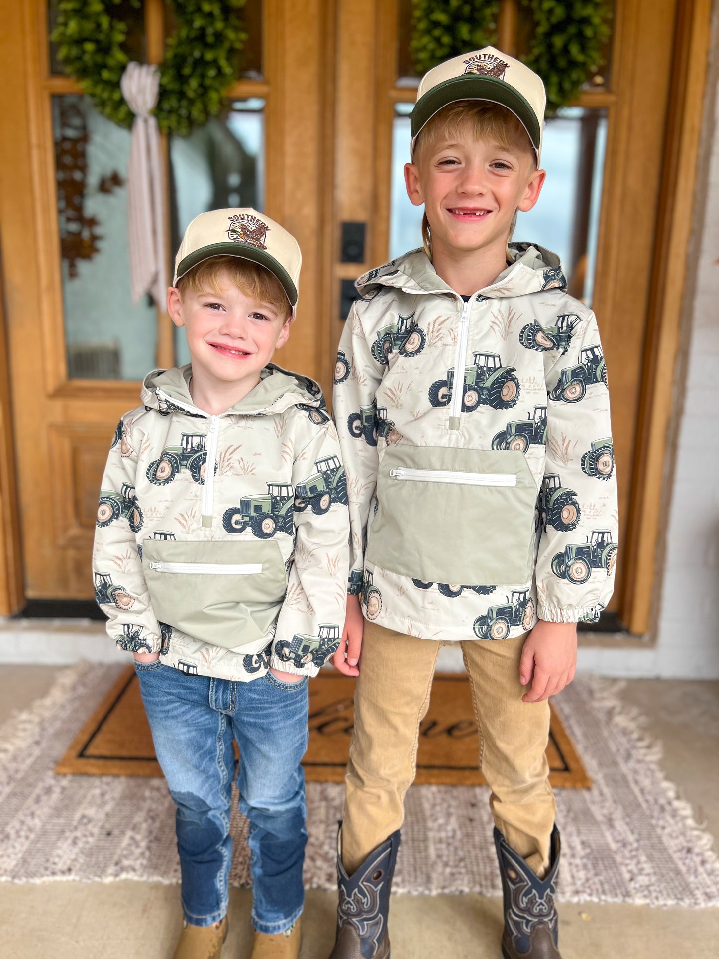 Big Green Tractor Rain Jacket