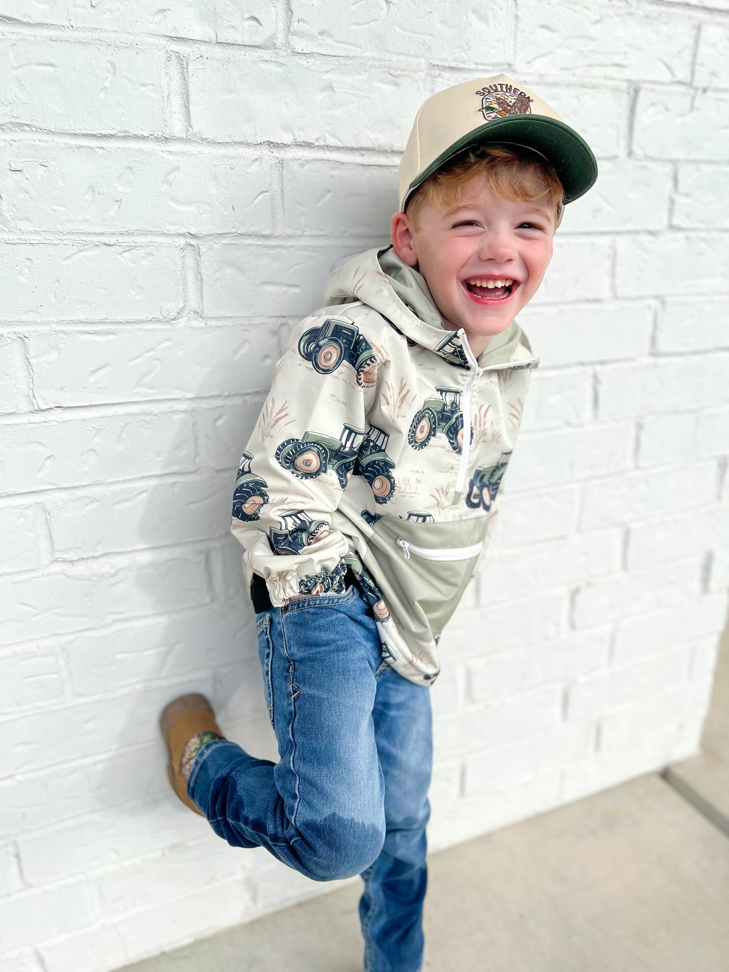 Big Green Tractor Rain Jacket